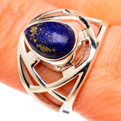 Lapis Lazuli Rings handcrafted by Ana Silver Co - RING97863
