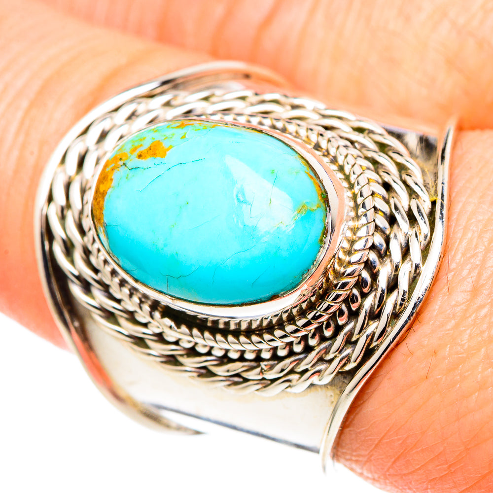 Chrysocolla Rings handcrafted by Ana Silver Co - RING97866