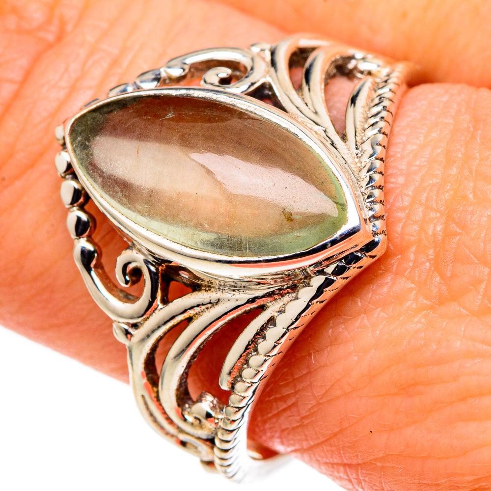 Prehnite Rings handcrafted by Ana Silver Co - RING97870