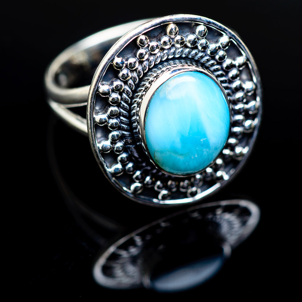 Larimar Rings handcrafted by Ana Silver Co - RING978730
