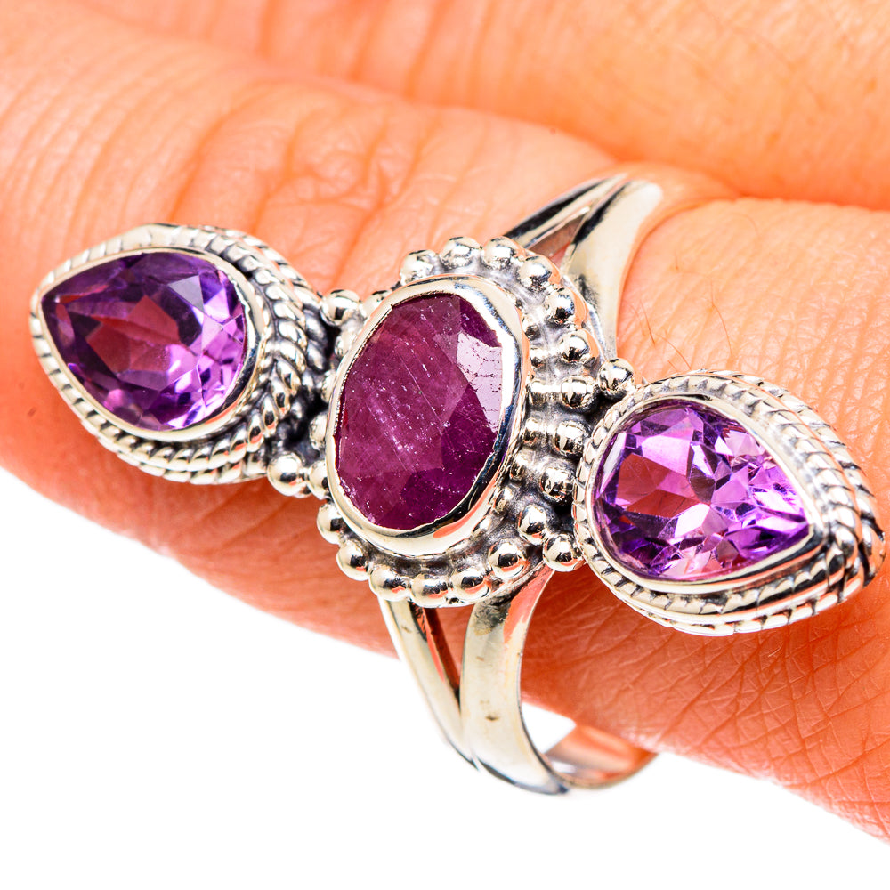 Ruby Rings handcrafted by Ana Silver Co - RING97886