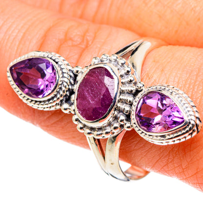 Ruby Rings handcrafted by Ana Silver Co - RING97886