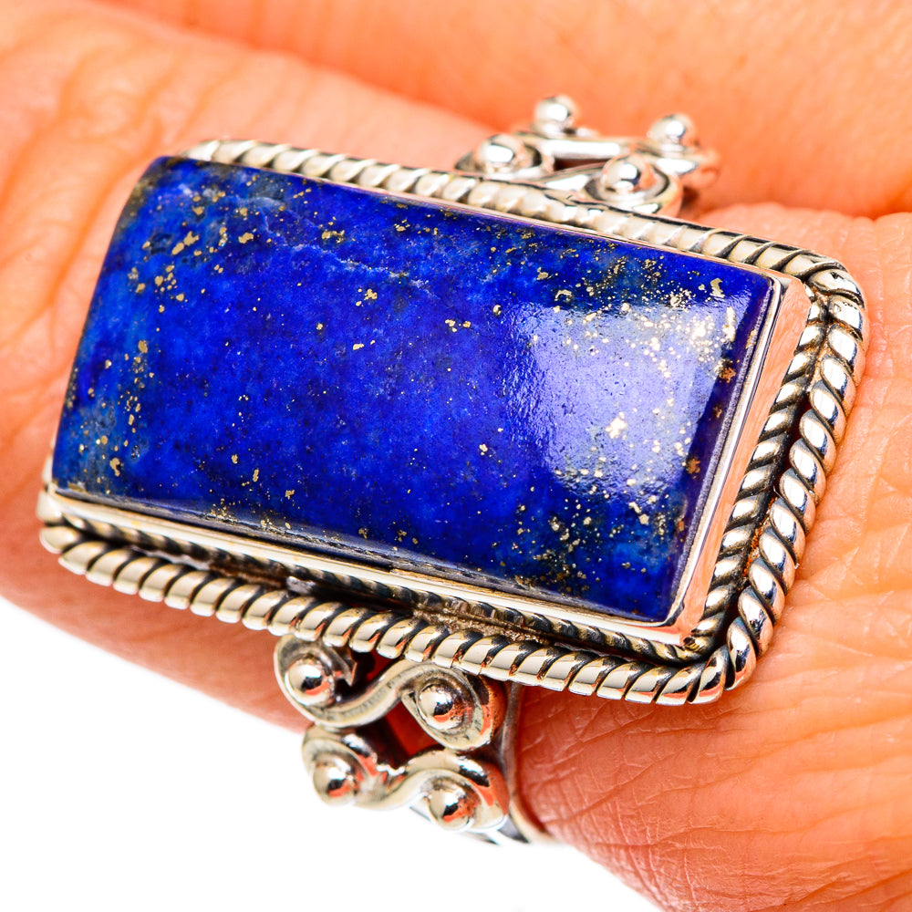 Lapis Lazuli Rings handcrafted by Ana Silver Co - RING97892