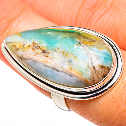 Peruvian Opal Rings handcrafted by Ana Silver Co - RING97894