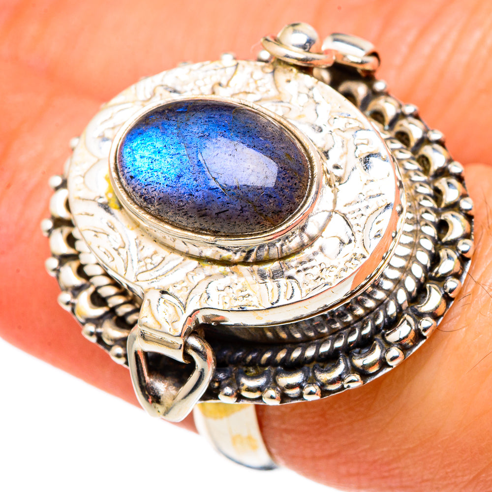 Labradorite Rings handcrafted by Ana Silver Co - RING97896