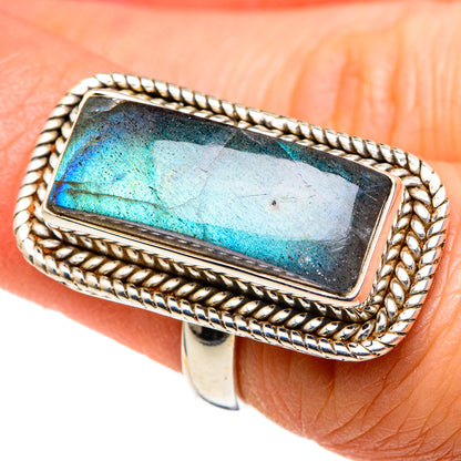 Labradorite Rings handcrafted by Ana Silver Co - RING97903