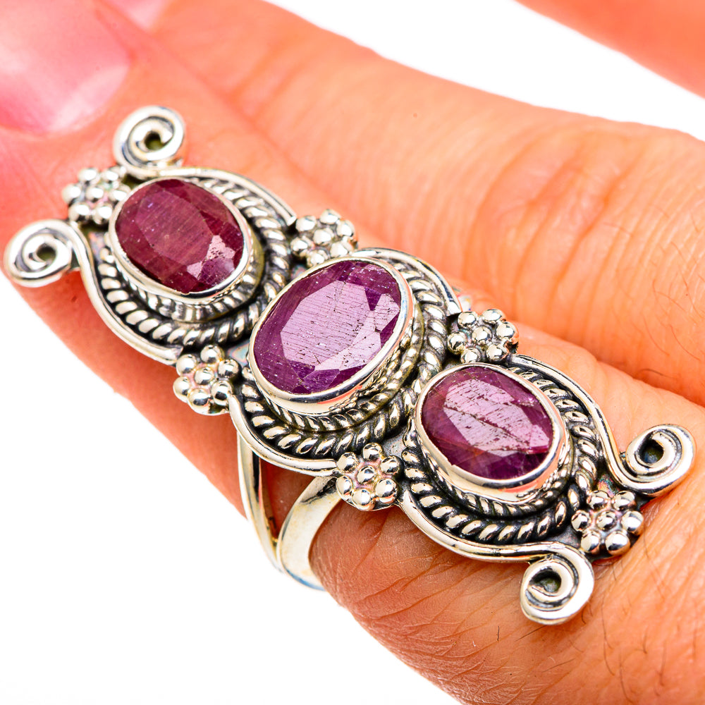 Ruby Rings handcrafted by Ana Silver Co - RING97917
