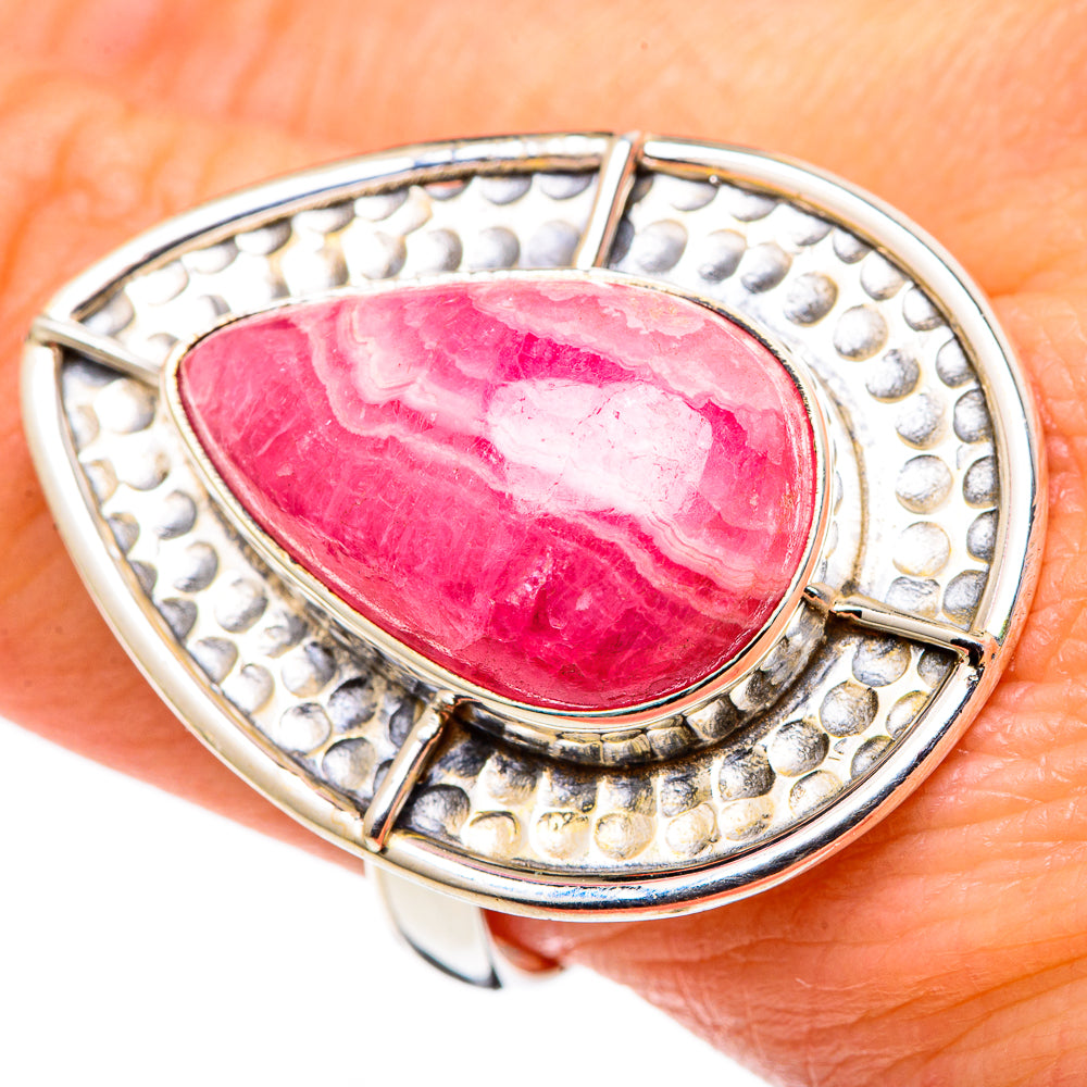 Rhodochrosite Rings handcrafted by Ana Silver Co - RING97918