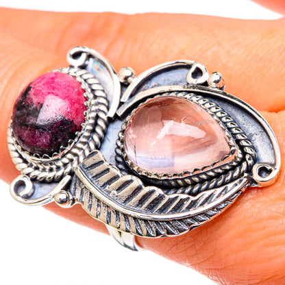 Rose Quartz Rings handcrafted by Ana Silver Co - RING97919