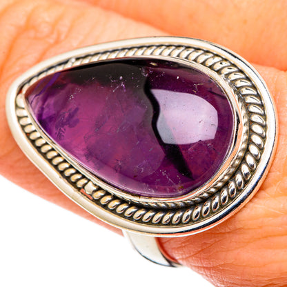 Star Amethyst Rings handcrafted by Ana Silver Co - RING97921