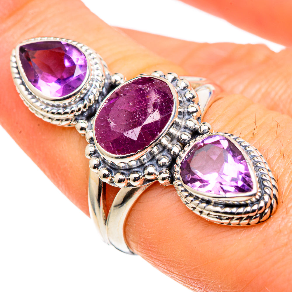Ruby Rings handcrafted by Ana Silver Co - RING97925