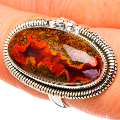Moroccan Agate Rings handcrafted by Ana Silver Co - RING97935