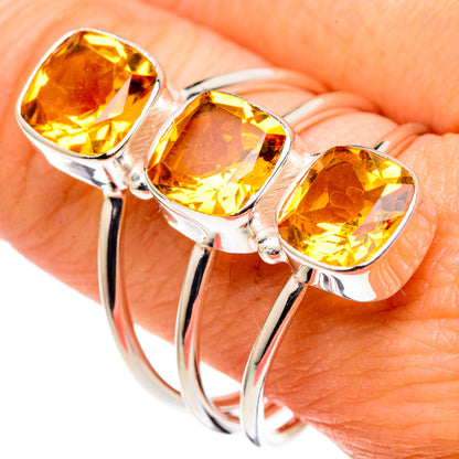 Citrine Rings handcrafted by Ana Silver Co - RING97937