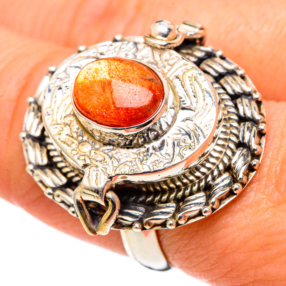 Sunstone Rings handcrafted by Ana Silver Co - RING97938