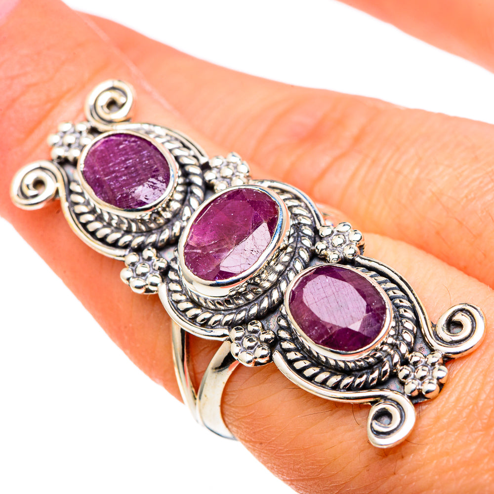 Ruby Rings handcrafted by Ana Silver Co - RING97941