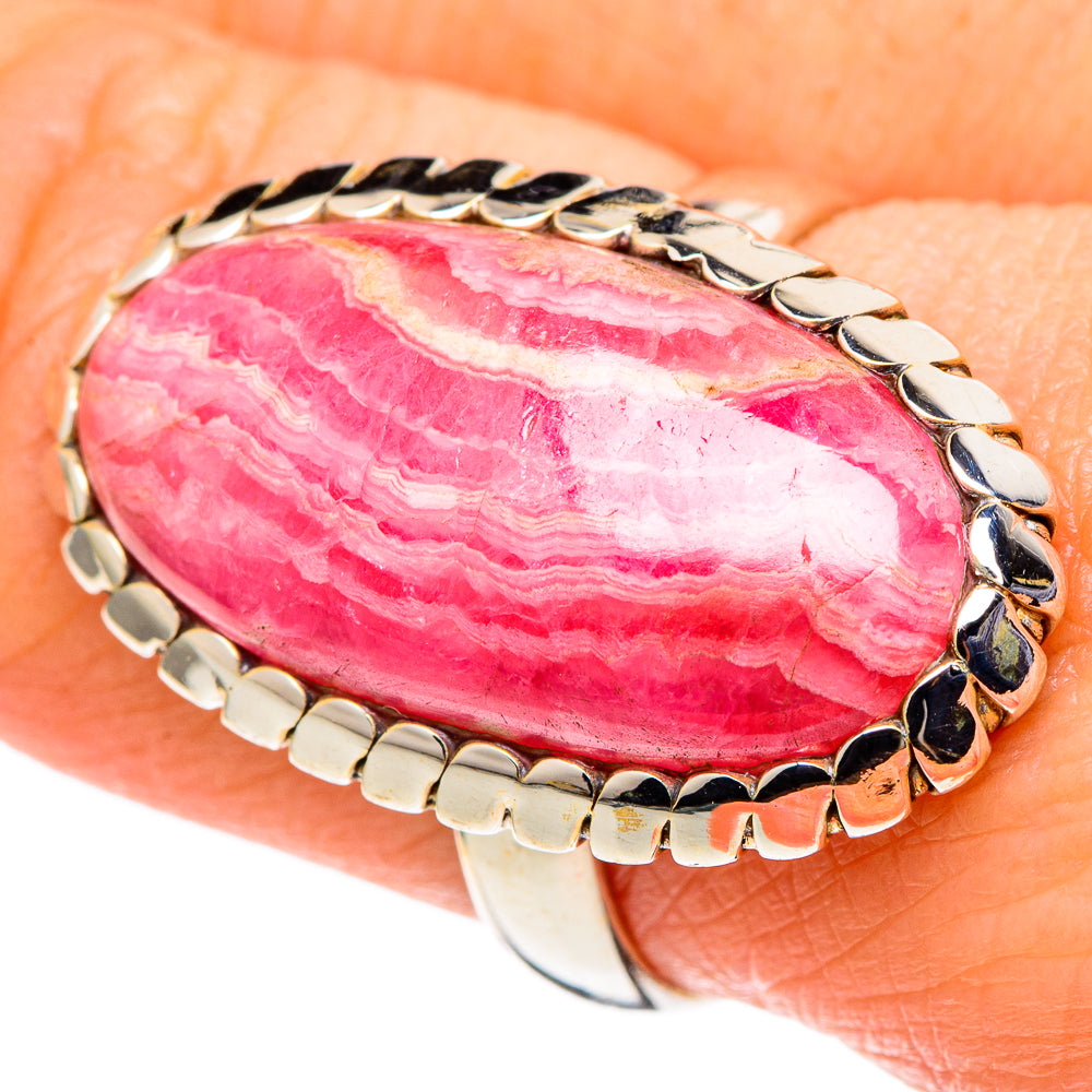Rhodochrosite Rings handcrafted by Ana Silver Co - RING97942