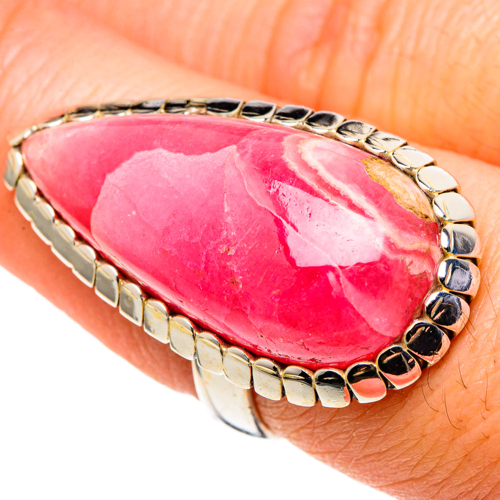 Rhodochrosite Rings handcrafted by Ana Silver Co - RING97944