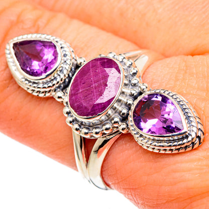 Ruby Rings handcrafted by Ana Silver Co - RING97948