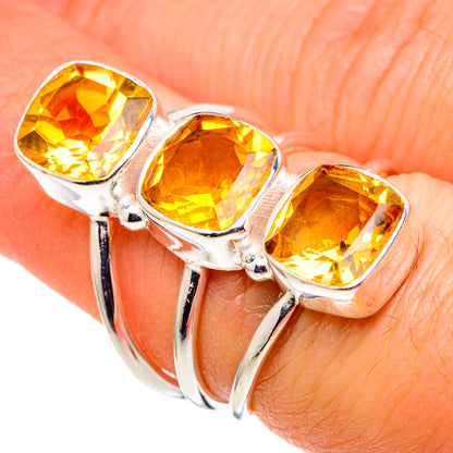 Citrine Rings handcrafted by Ana Silver Co - RING97961