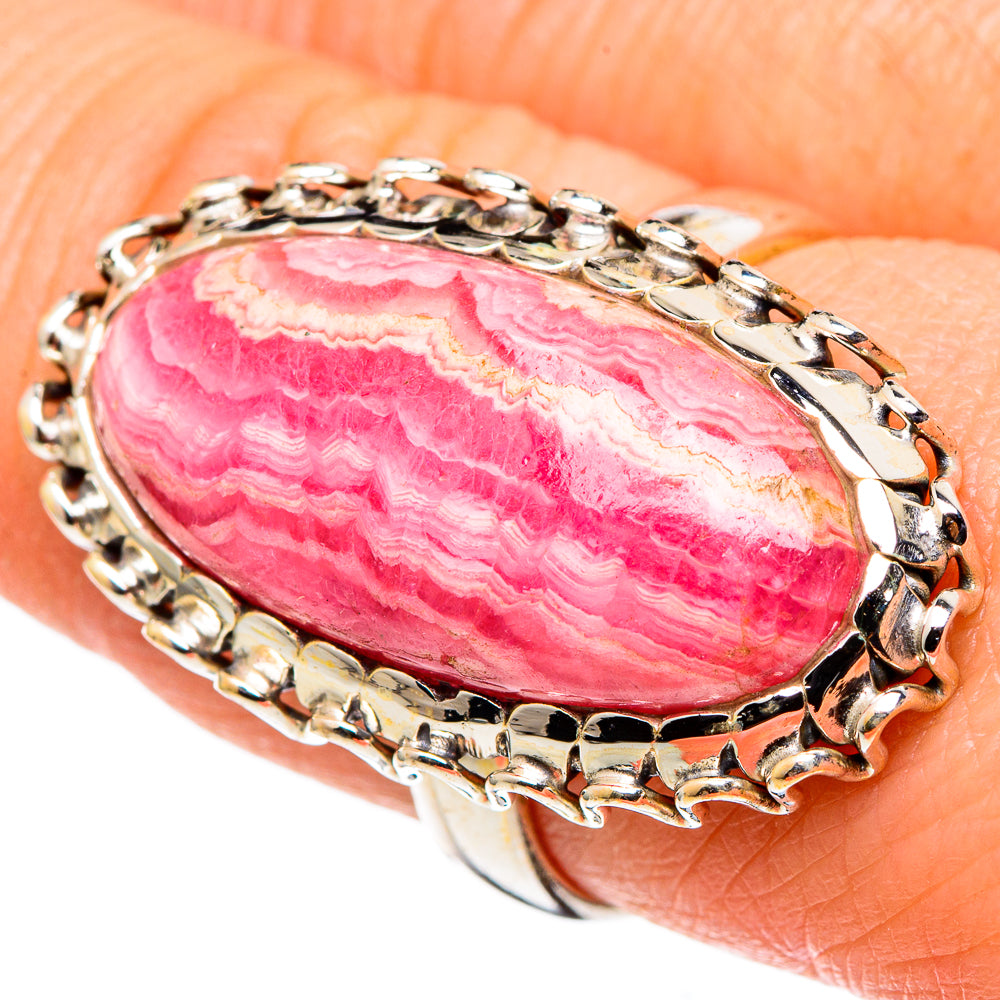 Rhodochrosite Rings handcrafted by Ana Silver Co - RING97964