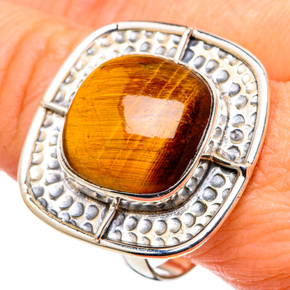 Tiger Eye Rings handcrafted by Ana Silver Co - RING97976
