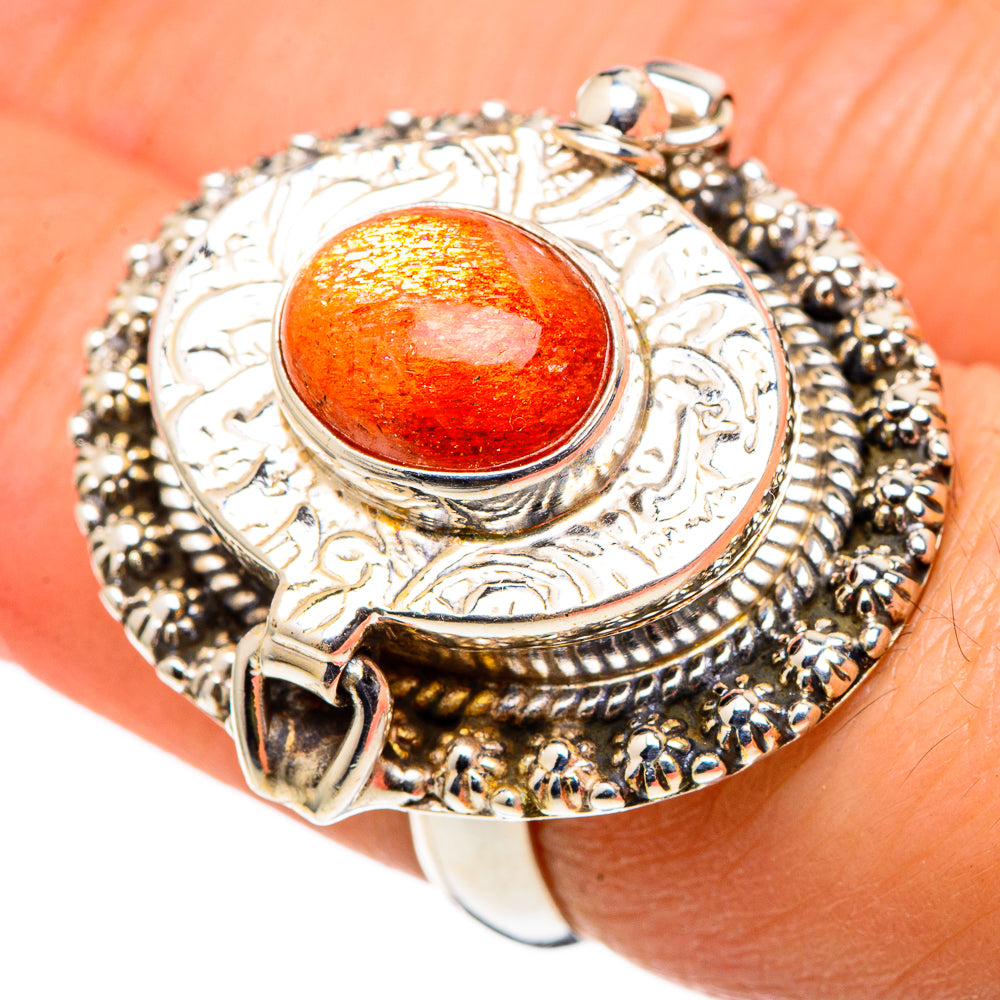 Sunstone Rings handcrafted by Ana Silver Co - RING97977