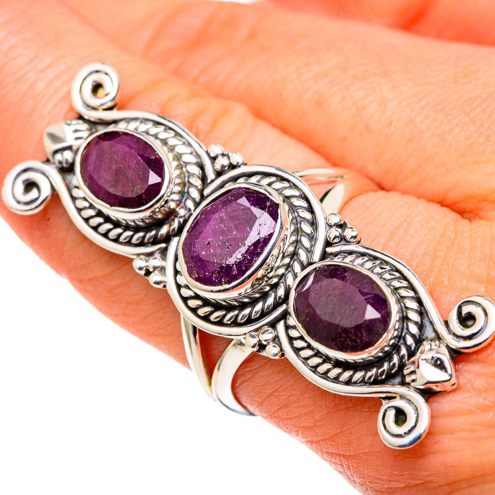 Ruby Rings handcrafted by Ana Silver Co - RING97987