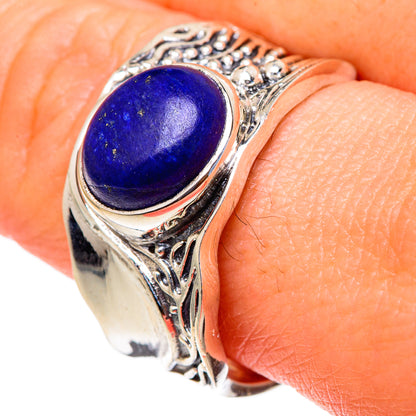 Lapis Lazuli Rings handcrafted by Ana Silver Co - RING97993