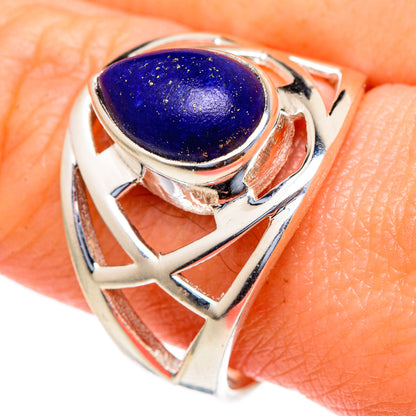 Lapis Lazuli Rings handcrafted by Ana Silver Co - RING97998