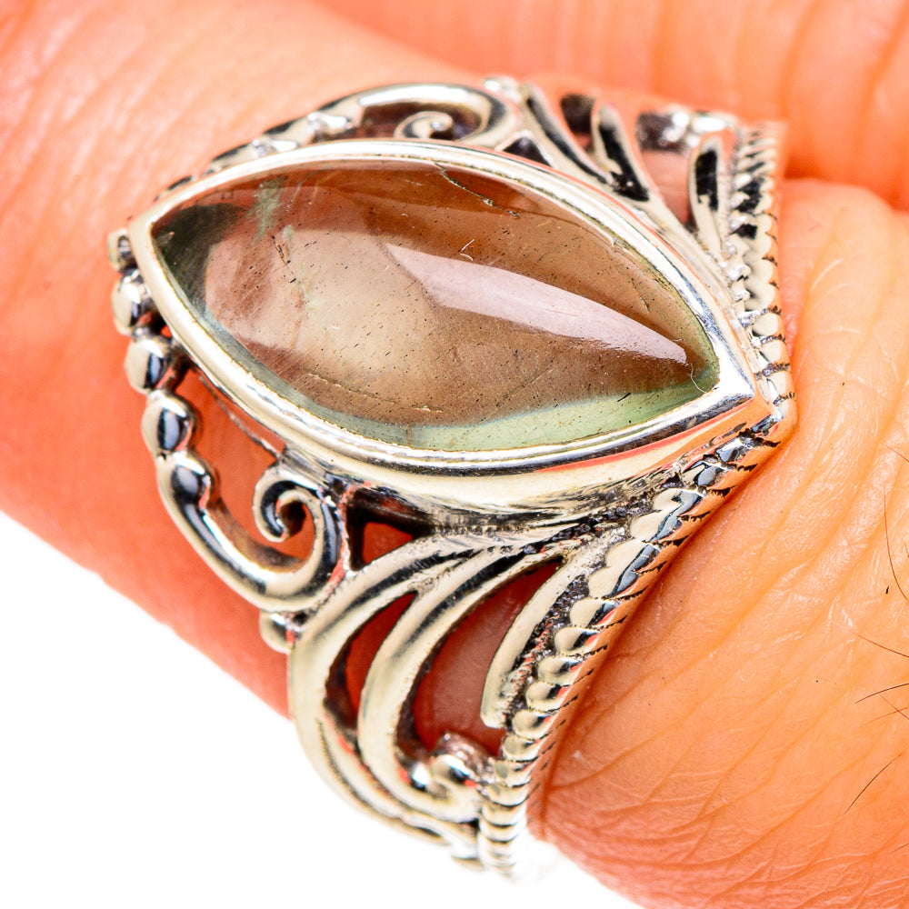 Prehnite Rings handcrafted by Ana Silver Co - RING98004