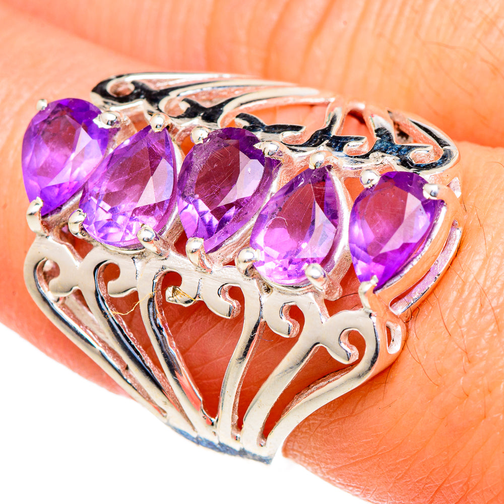 Amethyst Rings handcrafted by Ana Silver Co - RING98017