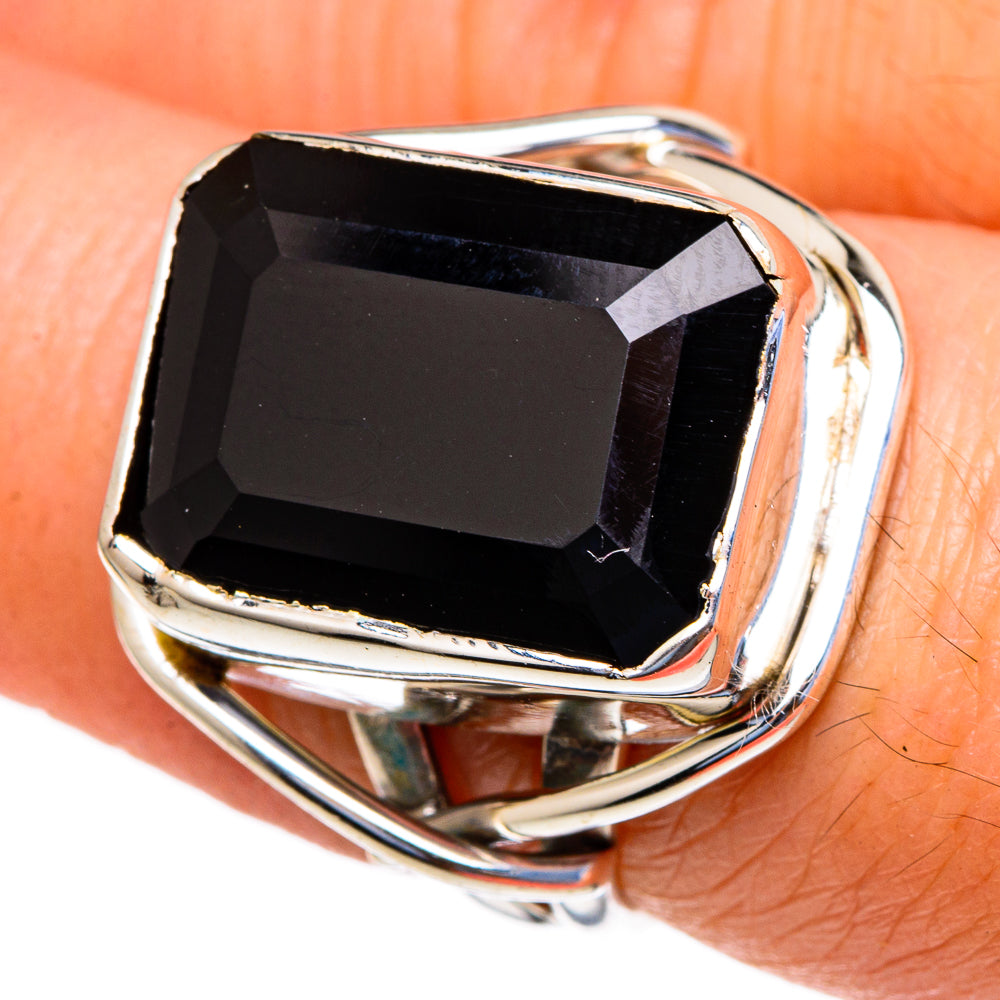 Black Onyx Rings handcrafted by Ana Silver Co - RING98023