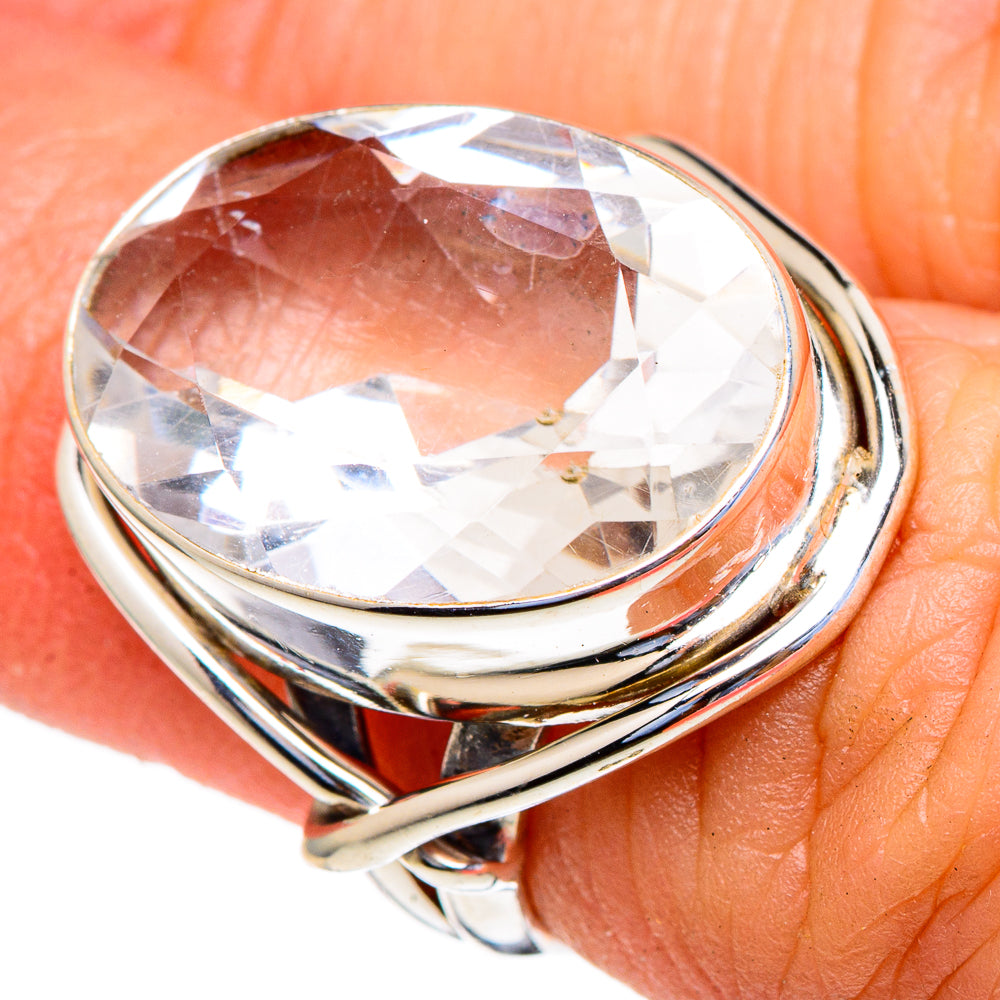 White Quartz Rings handcrafted by Ana Silver Co - RING98024