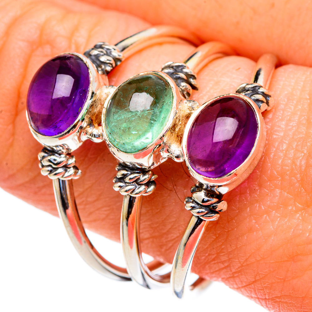 Amethyst Rings handcrafted by Ana Silver Co - RING98026