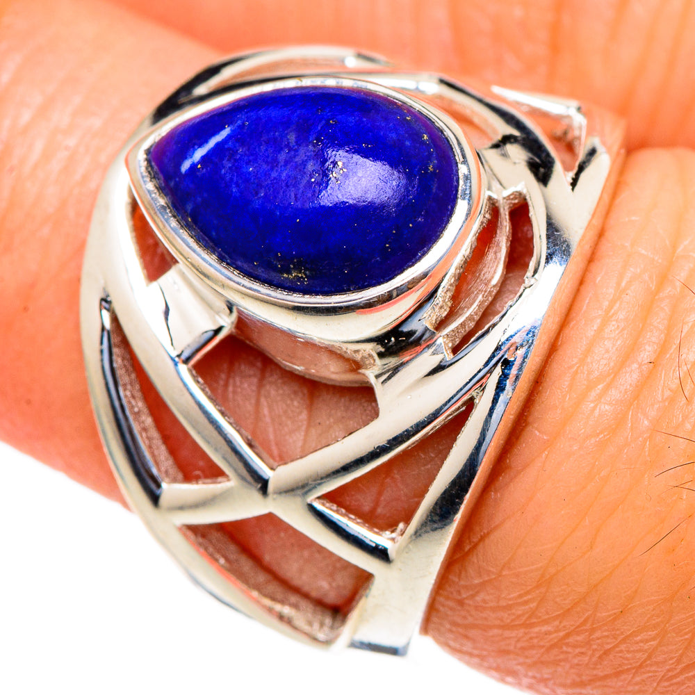 Lapis Lazuli Rings handcrafted by Ana Silver Co - RING98036