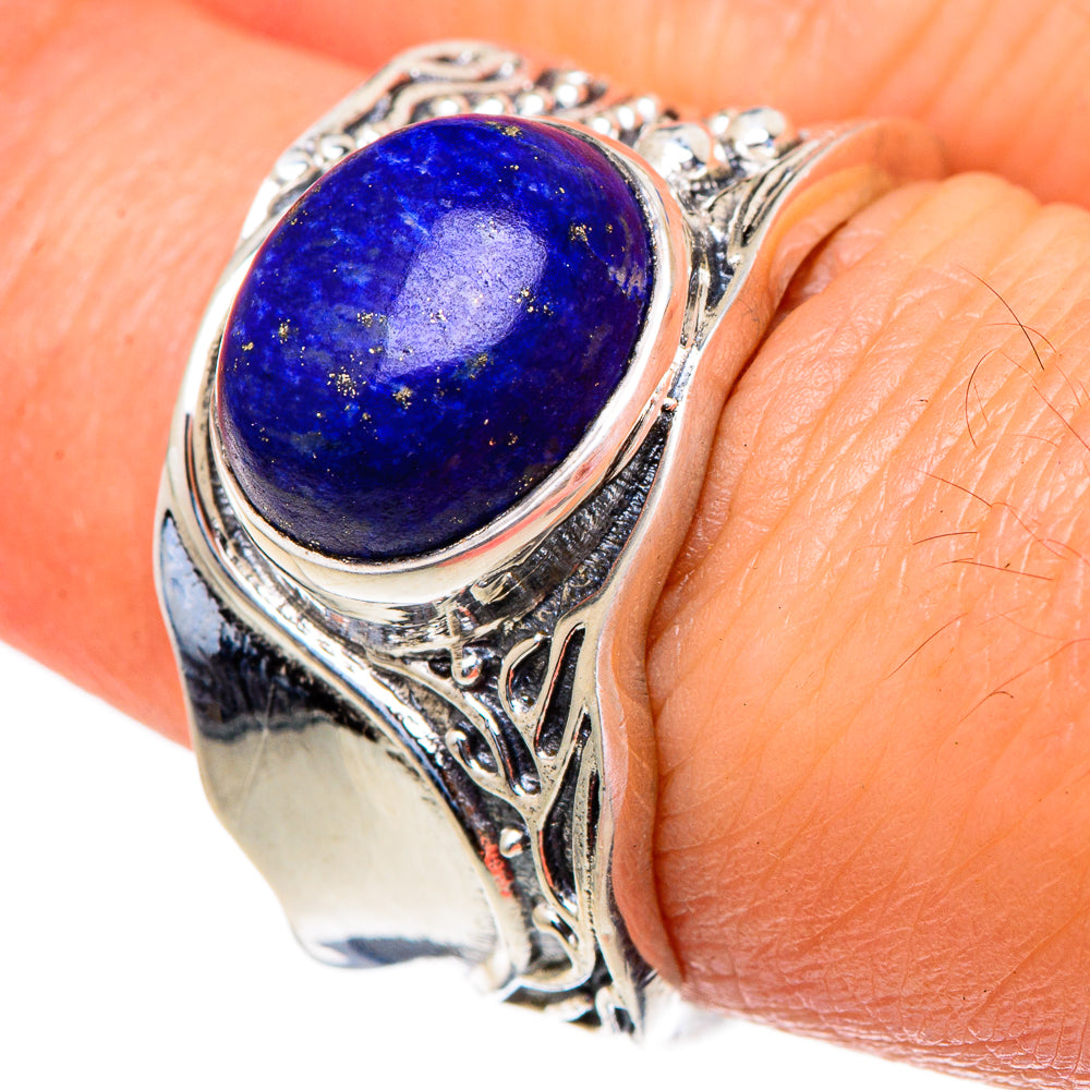 Lapis Lazuli Rings handcrafted by Ana Silver Co - RING98039