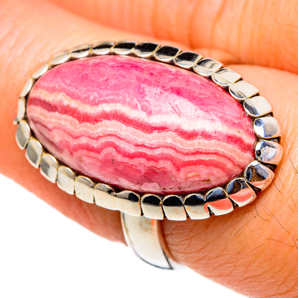 Rhodochrosite Rings handcrafted by Ana Silver Co - RING98052