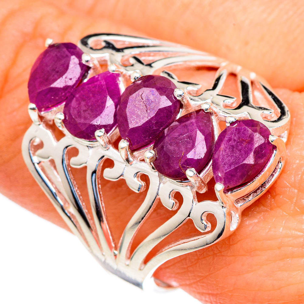 Ruby Rings handcrafted by Ana Silver Co - RING98053