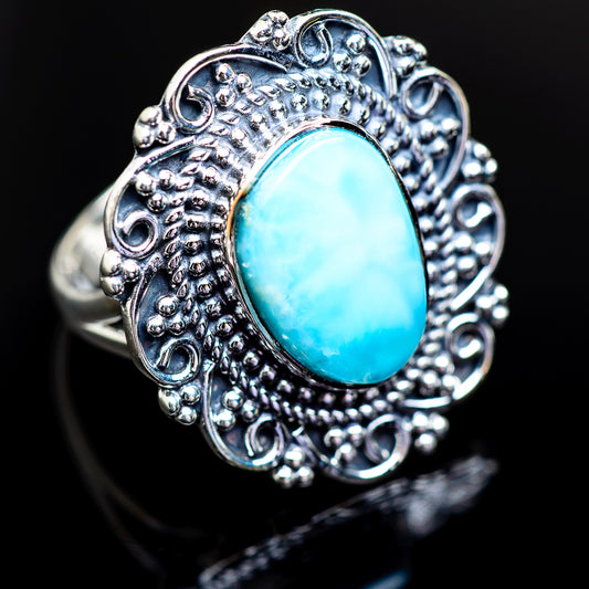 Larimar Rings handcrafted by Ana Silver Co - RING980595
