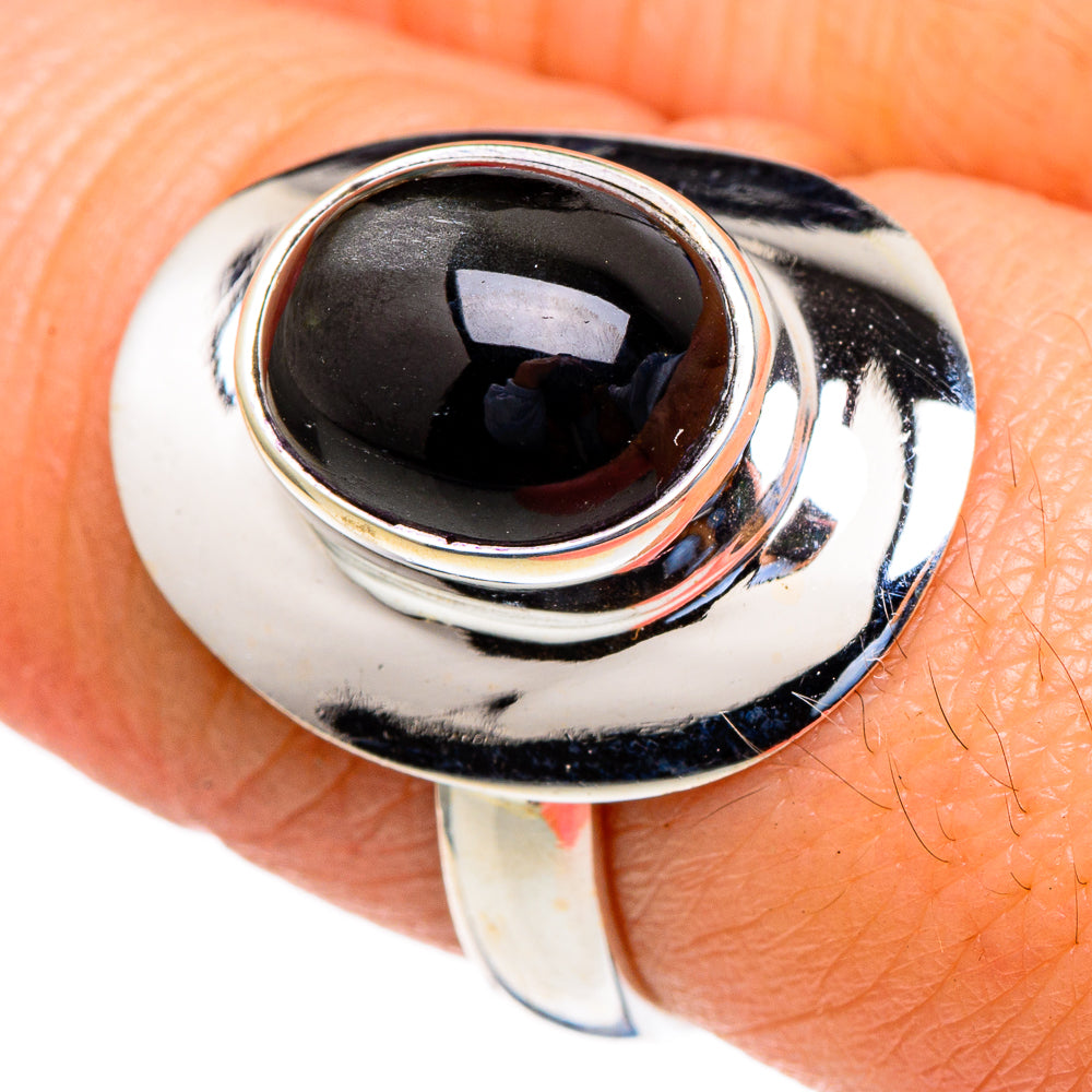 Black Onyx Rings handcrafted by Ana Silver Co - RING98062