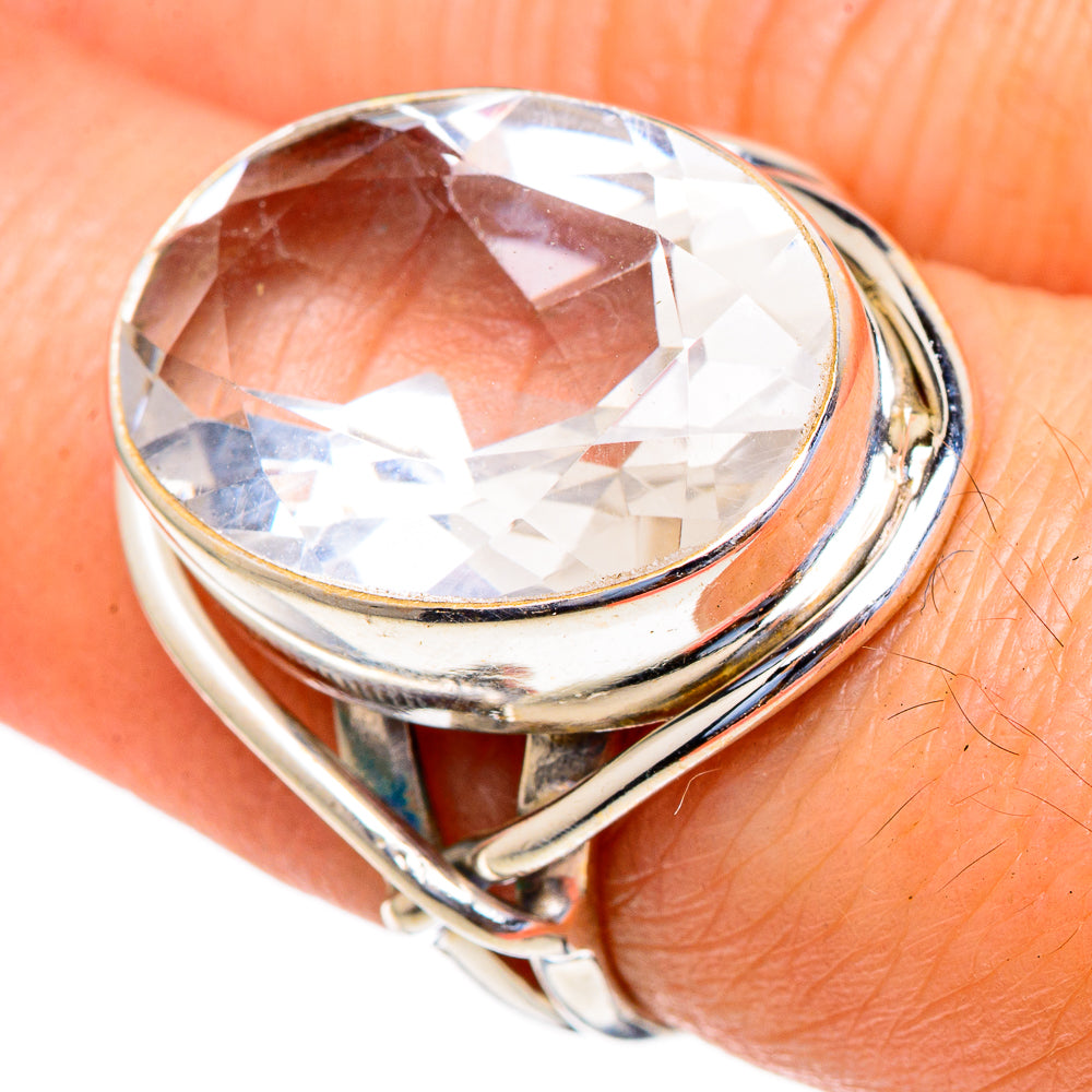 White Quartz Rings handcrafted by Ana Silver Co - RING98064