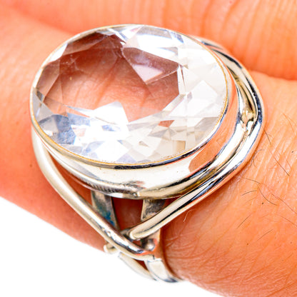 White Quartz Rings handcrafted by Ana Silver Co - RING98064