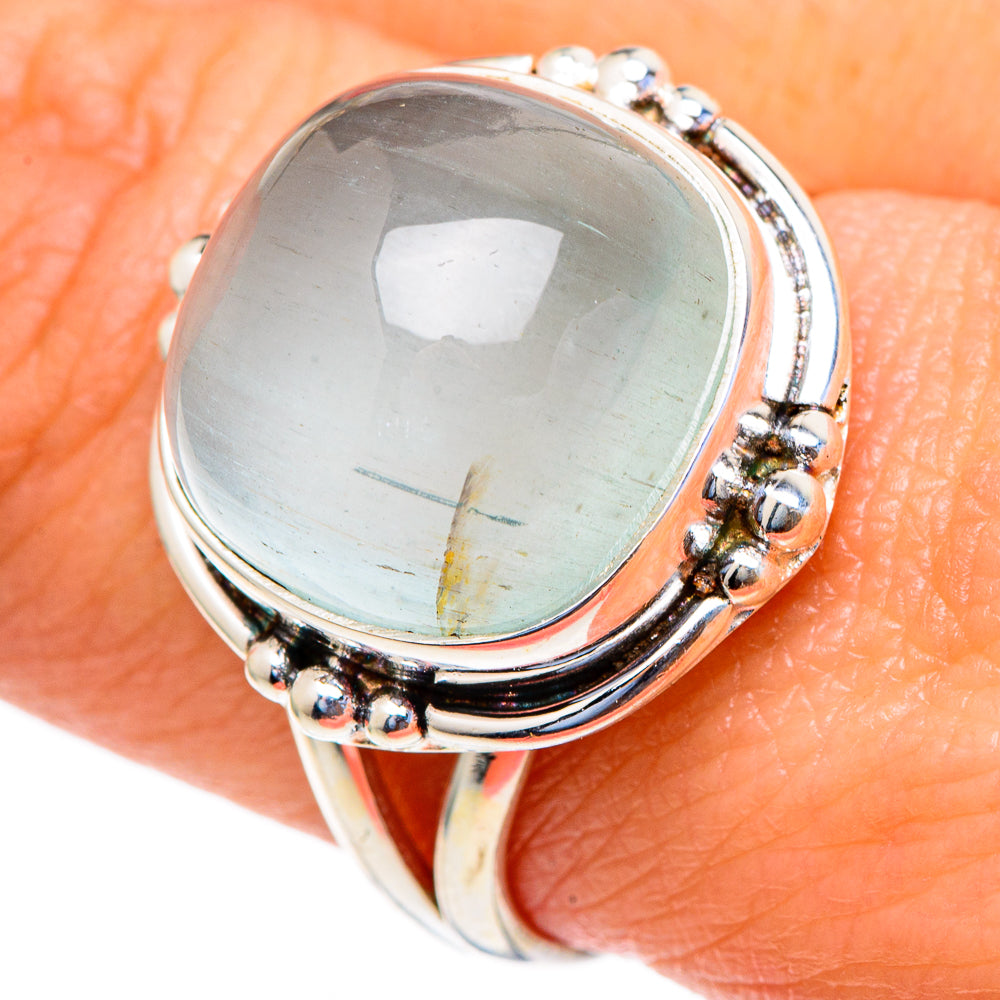 Aquamarine Rings handcrafted by Ana Silver Co - RING98074