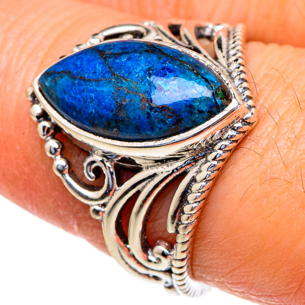 Shattuckite Rings handcrafted by Ana Silver Co - RING98076
