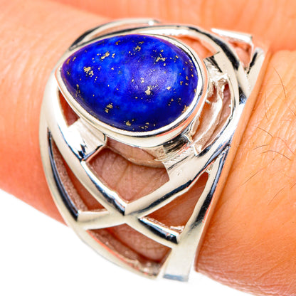 Lapis Lazuli Rings handcrafted by Ana Silver Co - RING98077
