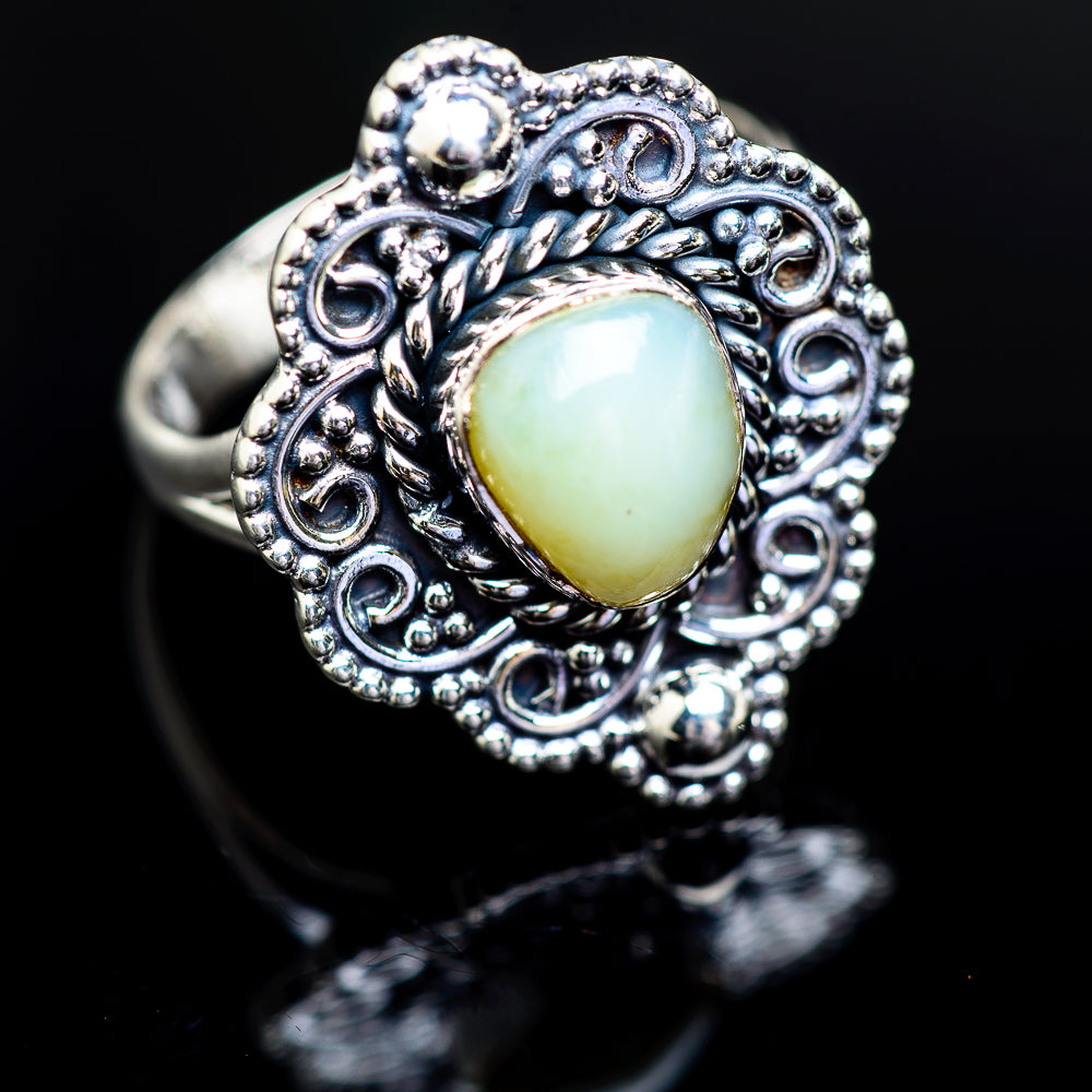 Ethiopian Opal Rings handcrafted by Ana Silver Co - RING980798