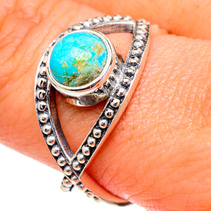 Chrysocolla Rings handcrafted by Ana Silver Co - RING98079