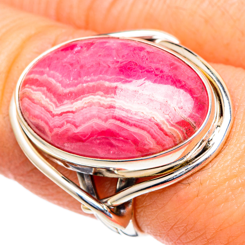 Rhodochrosite Rings handcrafted by Ana Silver Co - RING98090