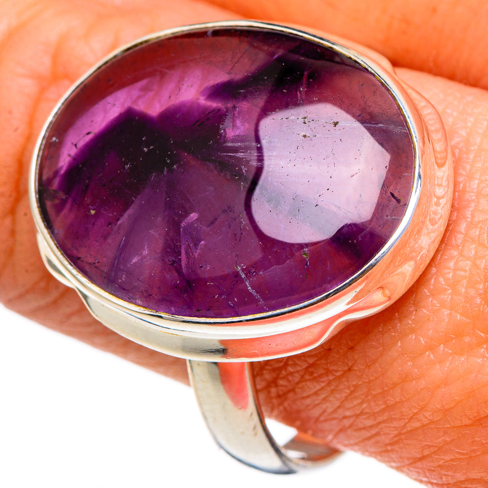 Star Amethyst Rings handcrafted by Ana Silver Co - RING98096