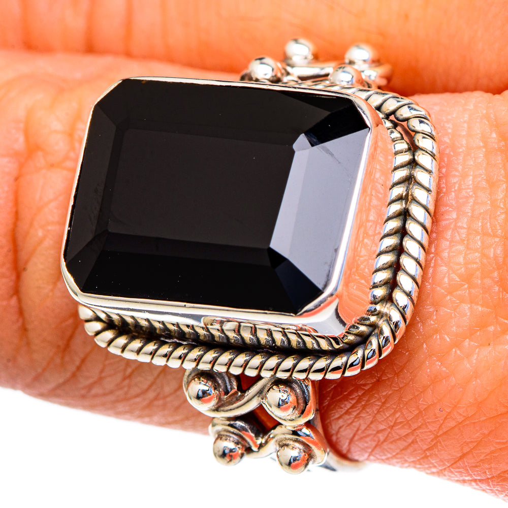 Black Onyx Rings handcrafted by Ana Silver Co - RING98099